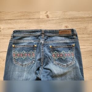 Rock&Roll Denim Fancy Rival Low Rise Western Jeans 31x36